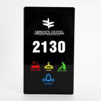 Hotel Touch Switch DND MUR Laundry Doorbell Door Room Number Sign