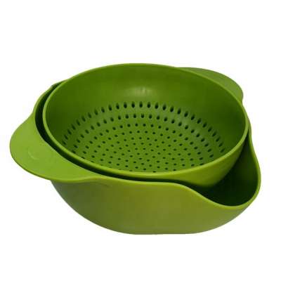 Home Kitchen Accessories Tool Fruit Vegetable Deep Colander Washing Plastic Basket Plate