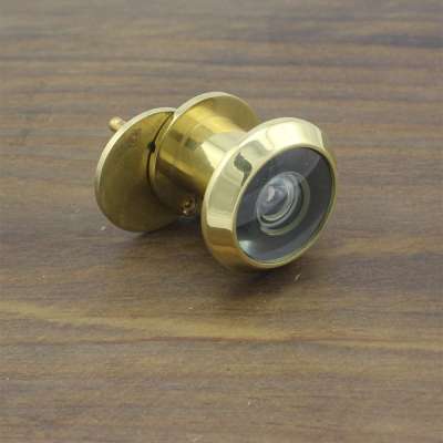 Brass Gold colour 200 Degree wide angle with glass lens small door viewer, Door Peephole Viewer,viewer